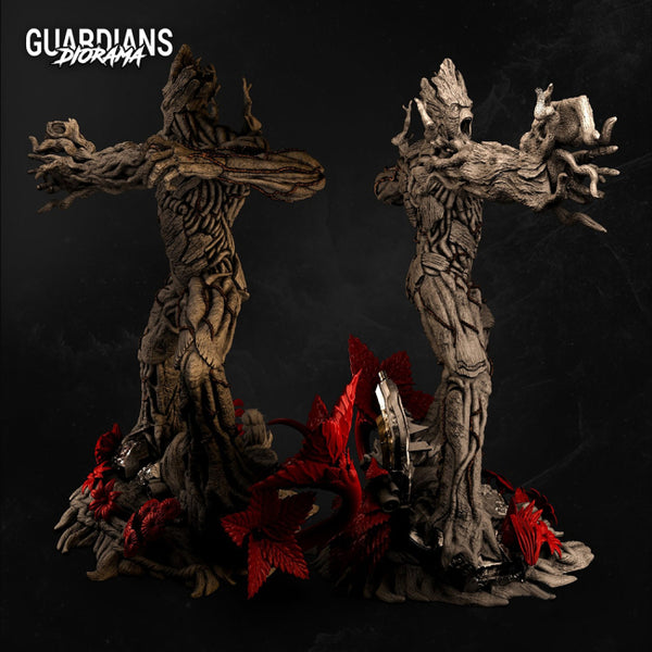Groot Statues 3D Model Ready to Print STL