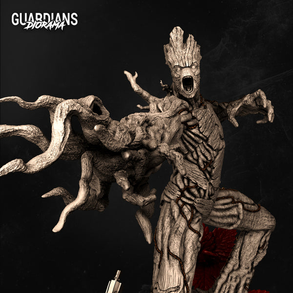 Groot Statues 3D Model Ready to Print STL