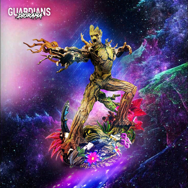 Groot Statues 3D Model Ready to Print STL