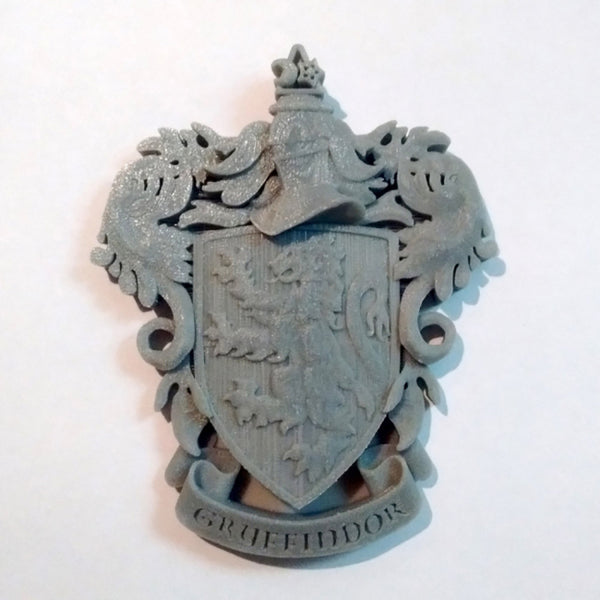 Gryffindor Coat of Arms WallDesk Display - Harry Potter 3D Model Ready to Print