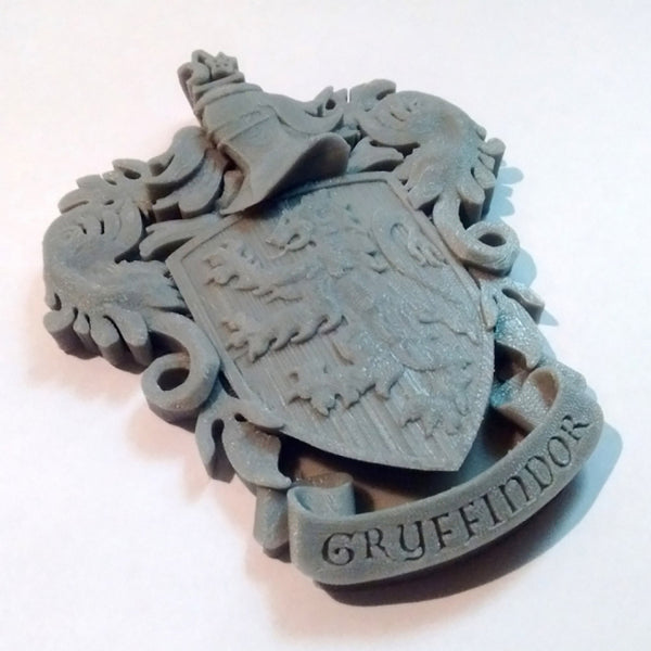 Gryffindor Coat of Arms WallDesk Display - Harry Potter 3D Model Ready to Print