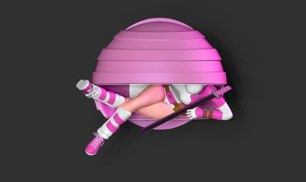 Gwenpool 3D Model Ready to Print STL