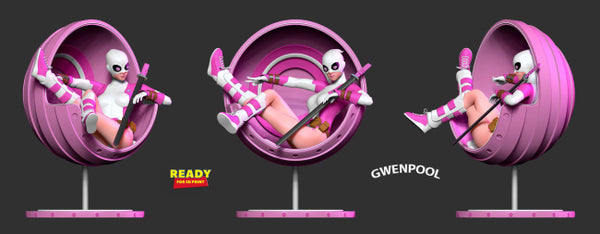 Gwenpool 3D Model Ready to Print STL