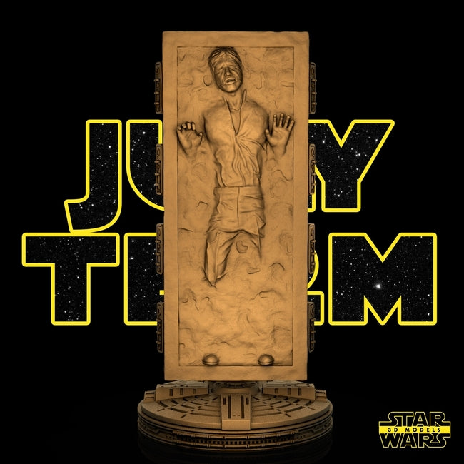 Han Solo On Carbonite 3D Model Ready to Print