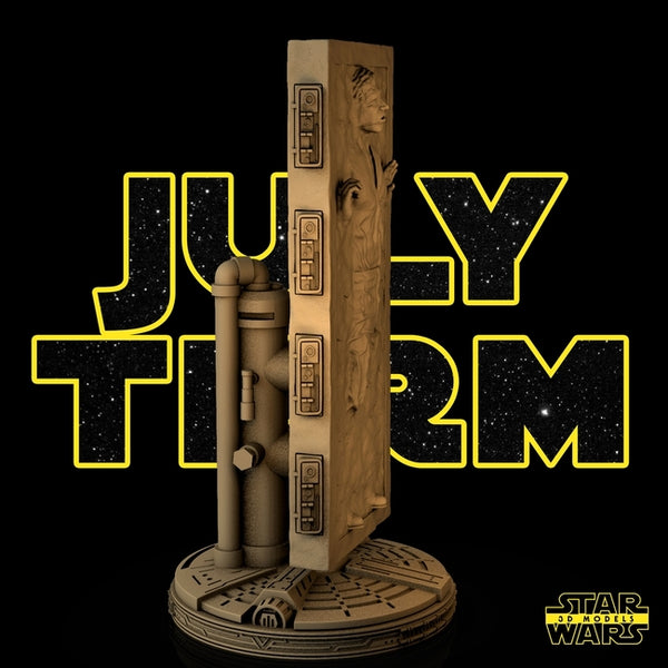 Han Solo On Carbonite 3D Model Ready to Print