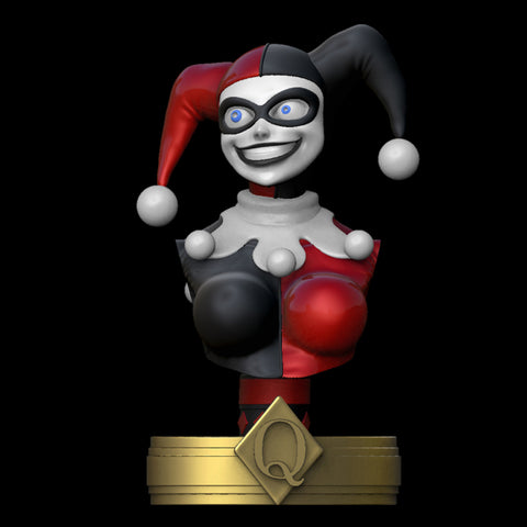 Harley Quinn Bust 3D Model Ready to Print