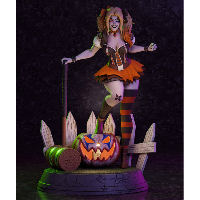 Harley Quinn Halloween 3D Model Ready to Print