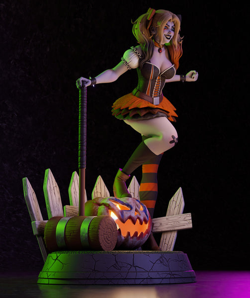 Harley Quinn Halloween 3D Model Ready to Print