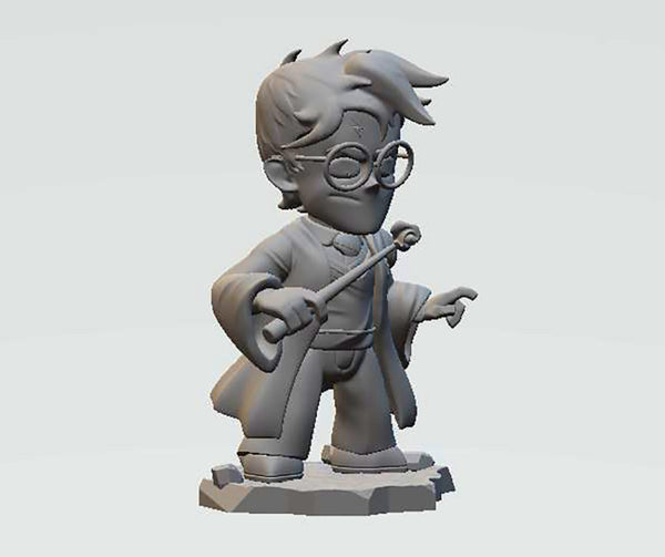 Harry Potter Chibi 3D Model Ready to Print