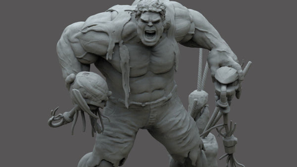 Hulk Age of Ultron 3D Model Ready to Print STL