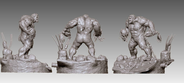 Hulk Age of Ultron 3D Model Ready to Print STL