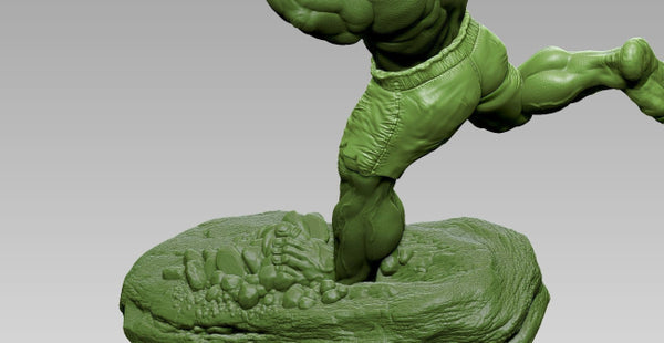 Hulk Angry 3D Model Ready to Print STL