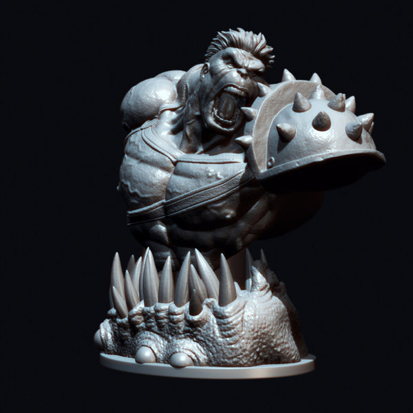 Hulk Bust 3D Model Ready to Print
