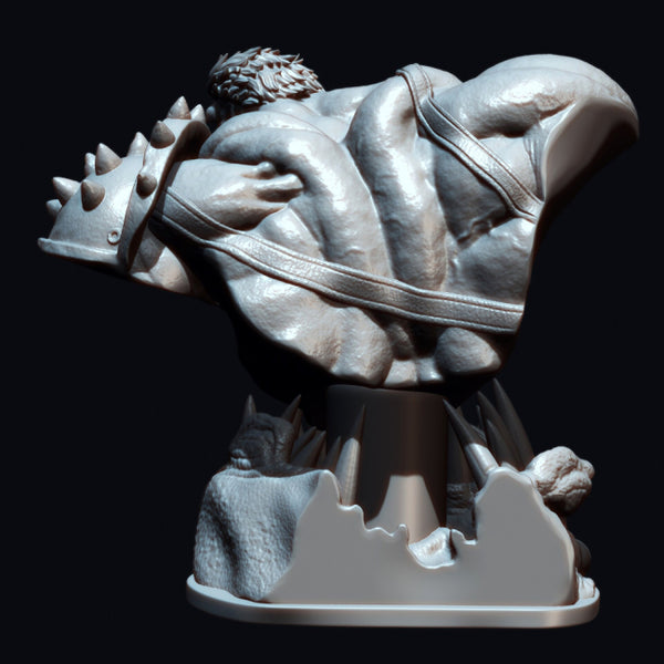 Hulk Bust 3D Model Ready to Print