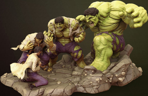 Hulk Diorama 3D Model Ready to Print STL