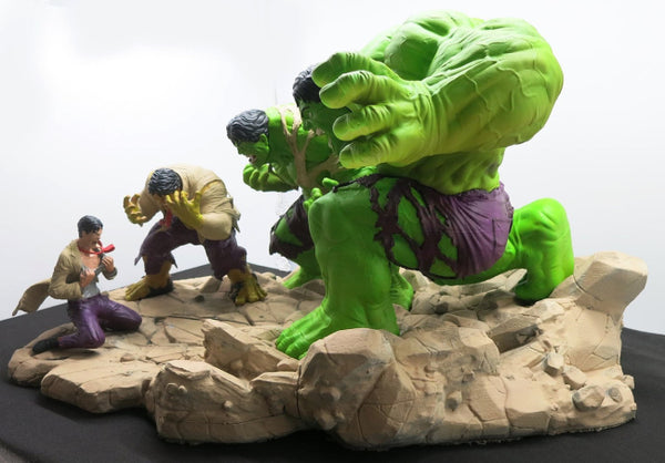 Hulk Diorama 3D Model Ready to Print STL