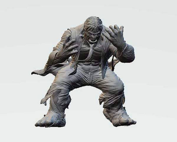 Hulk Diorama 3D Model Ready to Print STL