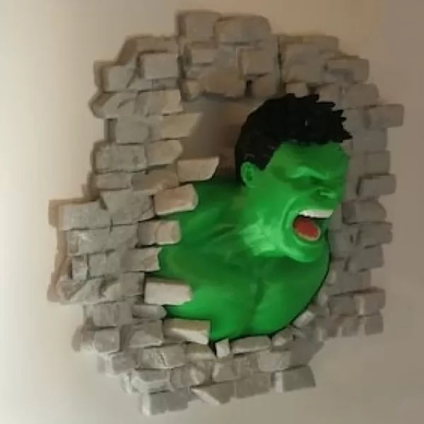 Hulk Smash Wall 3D Model Ready to Print