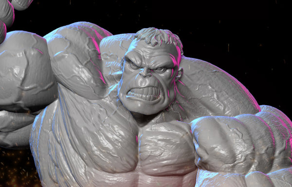 Hulk Vs Juggernaut 3D Model Ready to Print