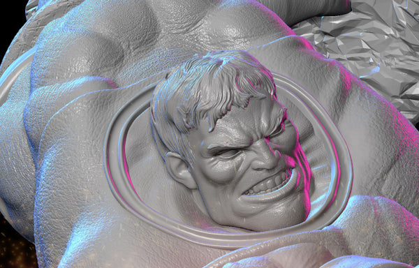 Hulk Vs Juggernaut 3D Model Ready to Print