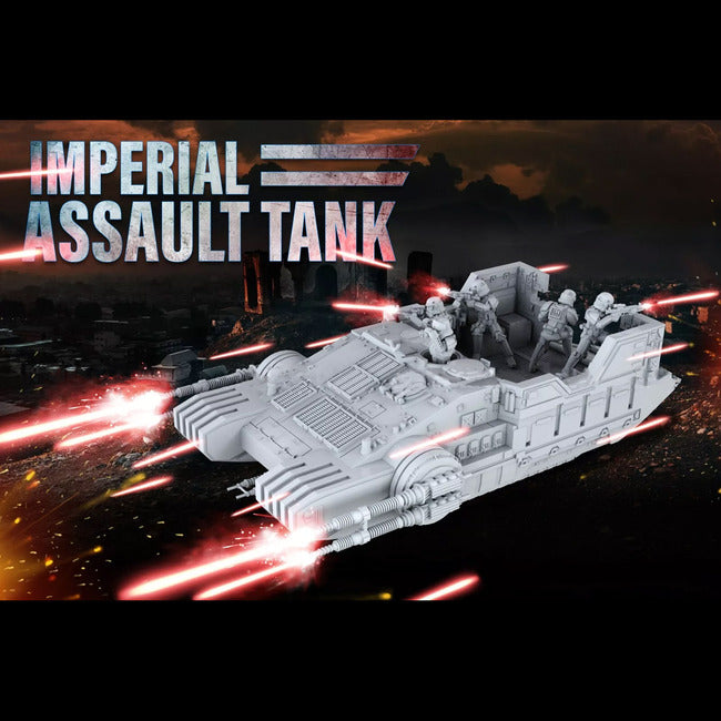 Imperial Assault Tank and Crew - Star Wars 3D Model Ready to Print