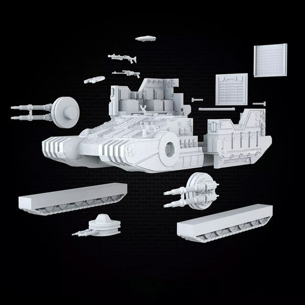 Imperial Assault Tank and Crew - Star Wars 3D Model Ready to Print