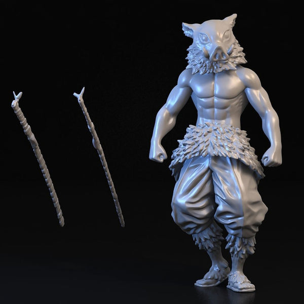 Inosuke Hashibira Demon Slayer 3D Model Ready to Print