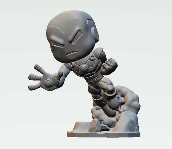 Iron Man Chibi 3D Model Ready to Print