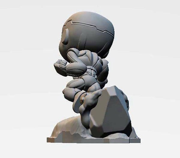 Iron Man Chibi 3D Model Ready to Print