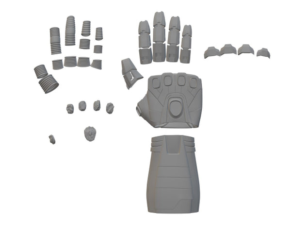 Iron Man Nano Infinity Gauntlet 3D Model Ready to Print