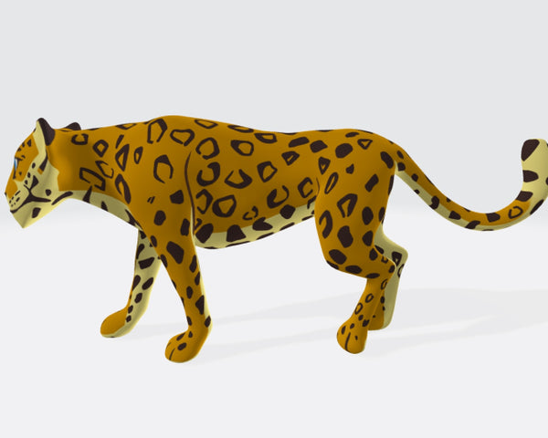 Jaguar Animal 3D Model Ready to Print