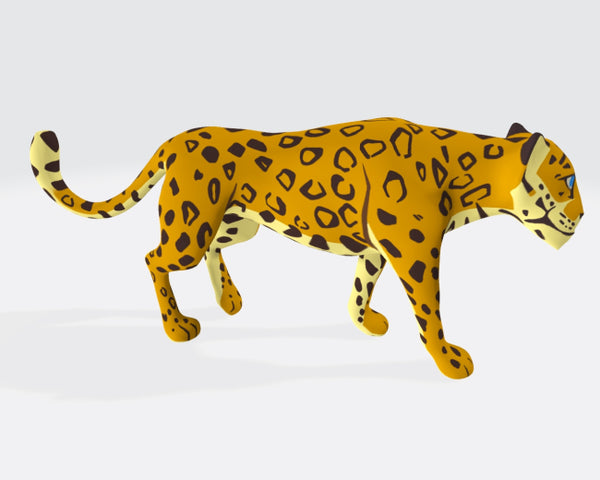 Jaguar Animal 3D Model Ready to Print