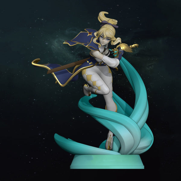 Jean Genshin Impact Figure 3D Model STL Ready to Print