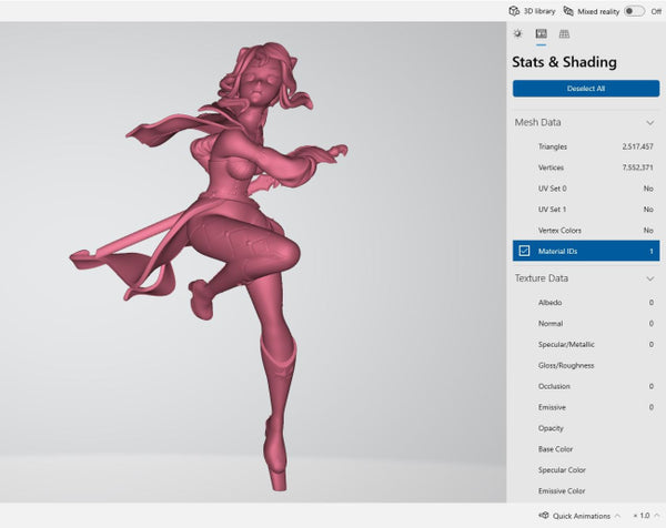 Jean Genshin Impact Figure 3D Model STL Ready to Print