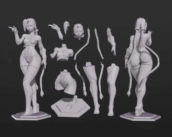 Jinx Rushzilla LoL Figures STL Ready to Print