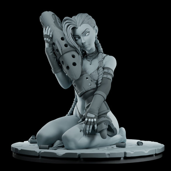 Jinx from League of Legends Ready for 3D Printing