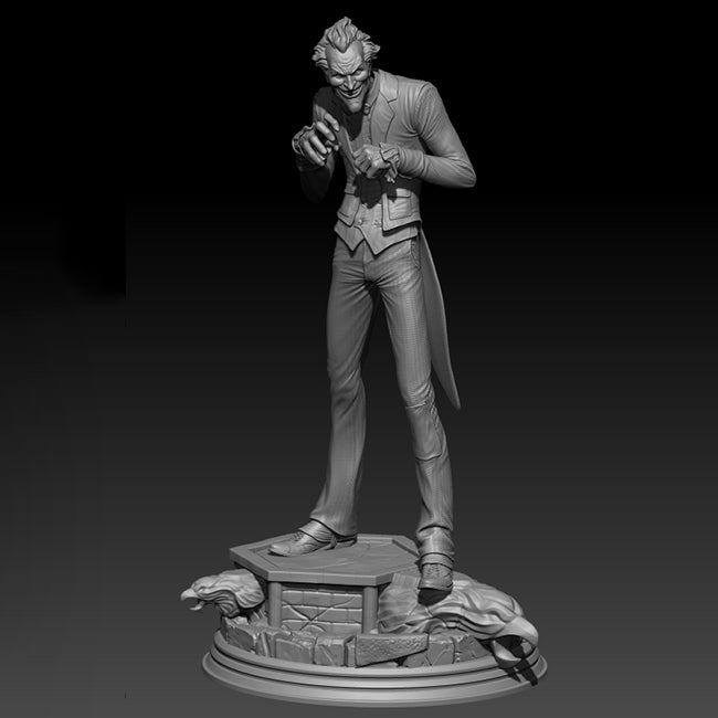 Joker Arkham Statues 3D Model Ready to Print