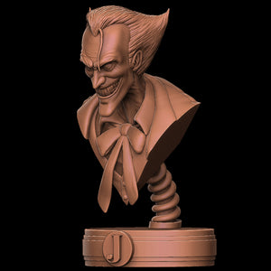 Joker Bust in Batman Dc 3D Model Ready to Print