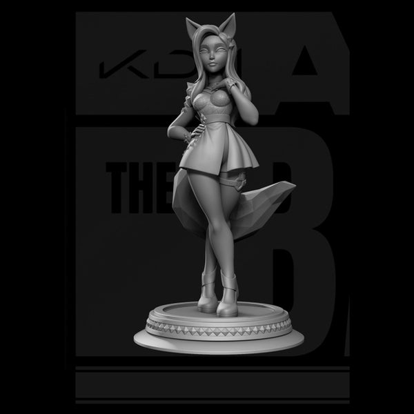 KDA All Out Ahri from League of Legends 3D Figurine Ready to Print