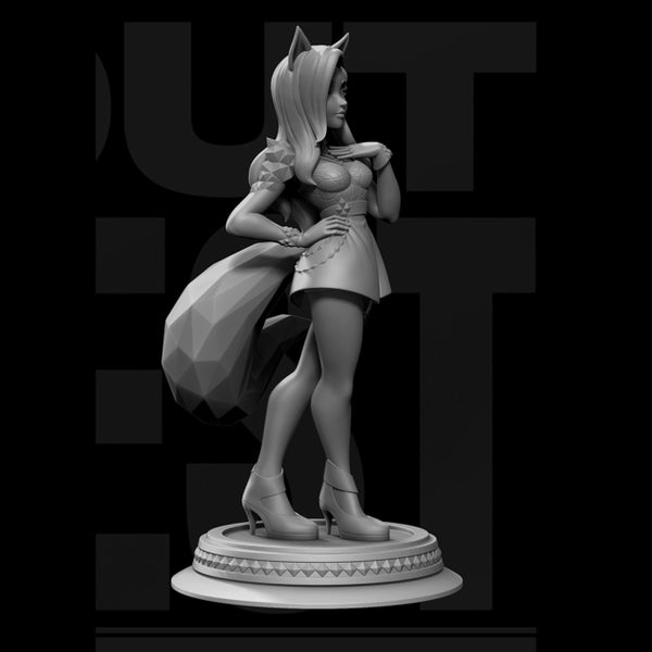 KDA All Out Ahri from League of Legends 3D Figurine Ready to Print