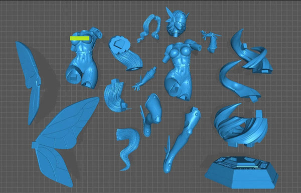 Kazemon Digimon 3D Model Ready to Print
