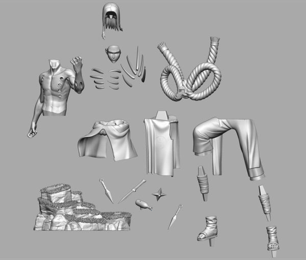 Kimimaro - Naruto 3D Model Ready to Print
