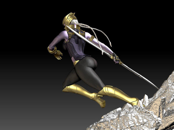 Lady Thanos 3D Model Ready to Print