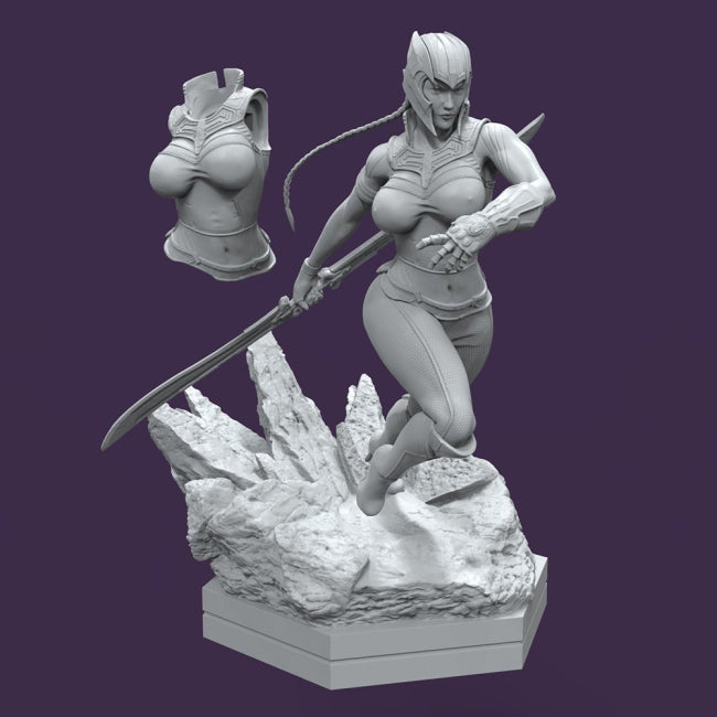 Lady Thanos 3D Model Ready to Print