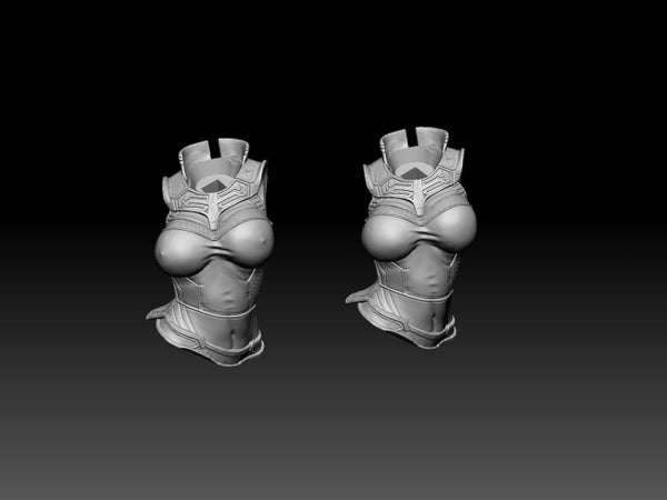 Lady Thanos 3D Model Ready to Print