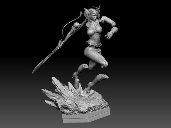 Lady Thanos 3D Model Ready to Print