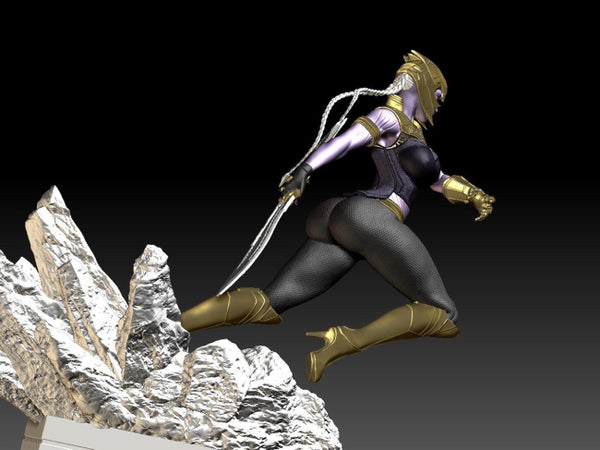 Lady Thanos 3D Model Ready to Print