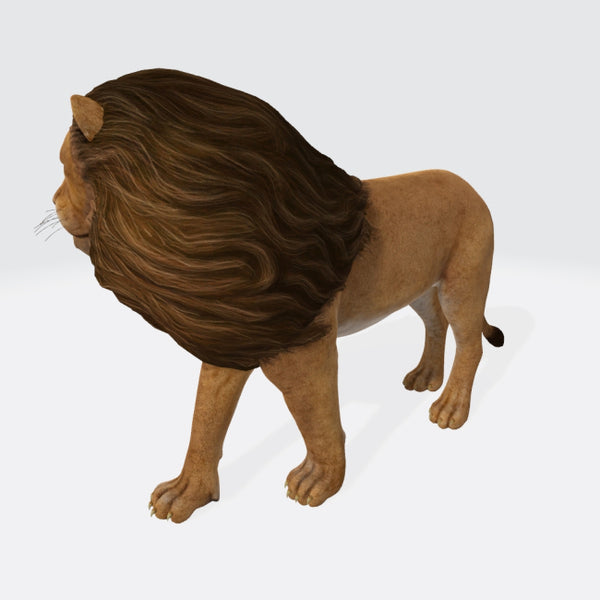 Lion 3D Model Ready to Print