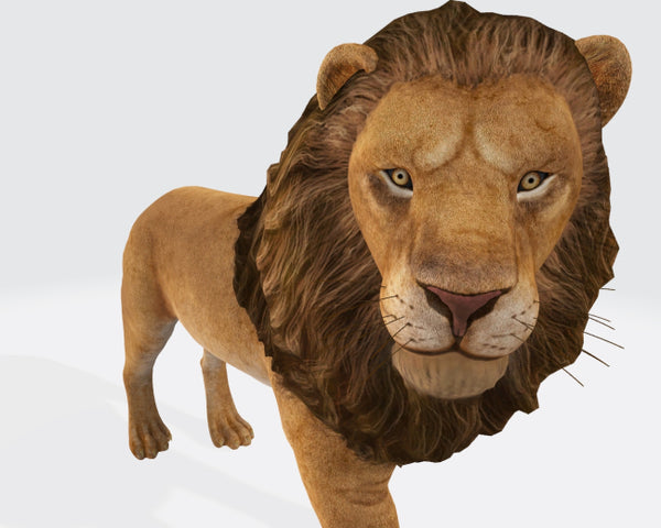 Lion 3D Model Ready to Print