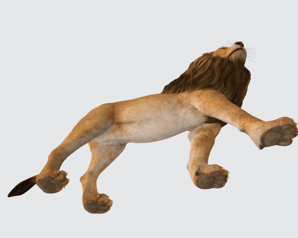 Lion 3D Model Ready to Print